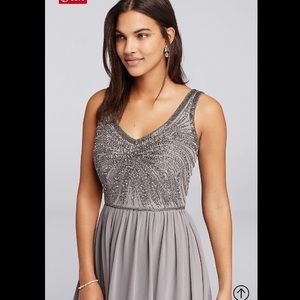 David’s Bridal Bridesmaid Dress Floor length